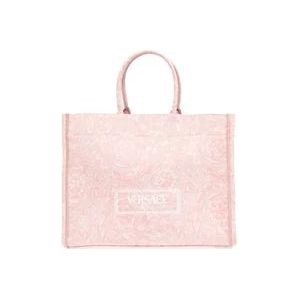 Versace Athena shopper tas , Pink , Heren , Maat: ONE Size