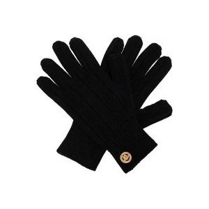Versace Wollen handschoenen , Black , Heren , Maat: L