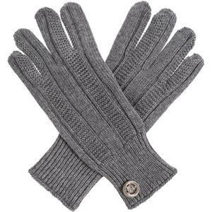 Versace Wollen handschoenen , Gray , Heren , Maat: M
