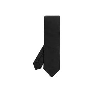 Versace Zijden stropdas , Black , Heren , Maat: ONE Size