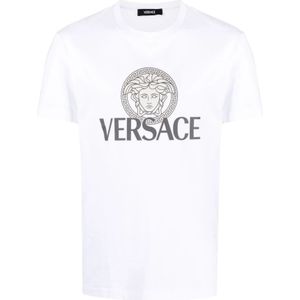 Versace T-Hemden , White , Heren , Maat: S