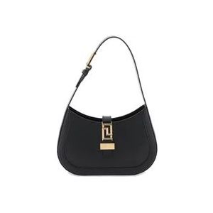 Versace Greca Goddess Kleine Hobo Tas , Black , Dames , Maat: ONE Size