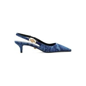 Versace Pumps , Blue , Dames , Maat: 39 EU