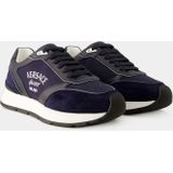 New Runner Sneakers - Versace - Leer - Blauw