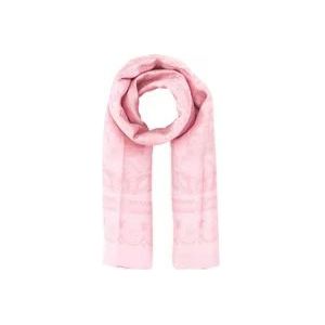 Versace, Accessoires, Heren, Roze, ONE Size, Zijden sjaal