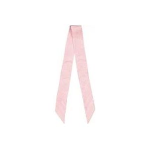 Versace Barocco Bandeau Zijden Sjaal , Pink , Dames , Maat: ONE Size
