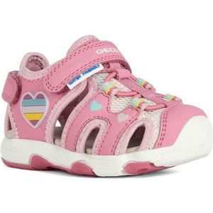 Geox Baby Meisje B Multy Girl Sandaal, Fuchsia/Multicolor, 24 EU, Fuchsia Multicolor, 24 EU