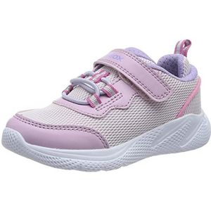 Geox B Sprintye Girl Sneakers voor meisjes, roze lilac, 21 EU