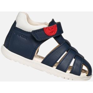 GEOX - MACCHIA - Sandalen - Marineblauw - Nappa en Lederlook