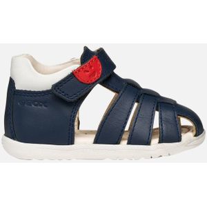 GEOX - MACCHIA - Sandalen - Marineblauw - Nappa - Lederlook
