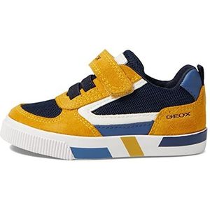 Geox Baby B Kilwi Boy Sneakers voor jongens, Ochre Navy, 20 EU