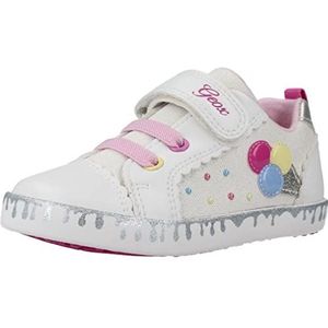 Geox B Kilwi Girl Sneakers voor meisjes, wit, 20 EU