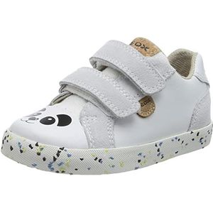 Geox Baby Meisjes B Kilwi Girl Sneakers, wit zwart, 24 EU