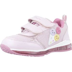 Geox B Todo Girl Sneakers voor meisjes, roze, 21 EU