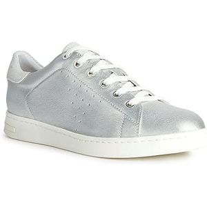 Geox D JAYSEN dames Sneakers, Silver Off Wht, 42 EU Smal