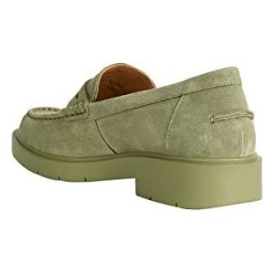 Geox Dames D SPHERICA EC1 Moccasin, Pistache, 38 EU, pistache, 38 EU