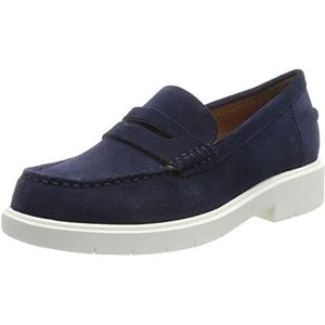 Geox Meisjes D Spherica Ec1 Moccasin, Donkerblauw, 35 EU