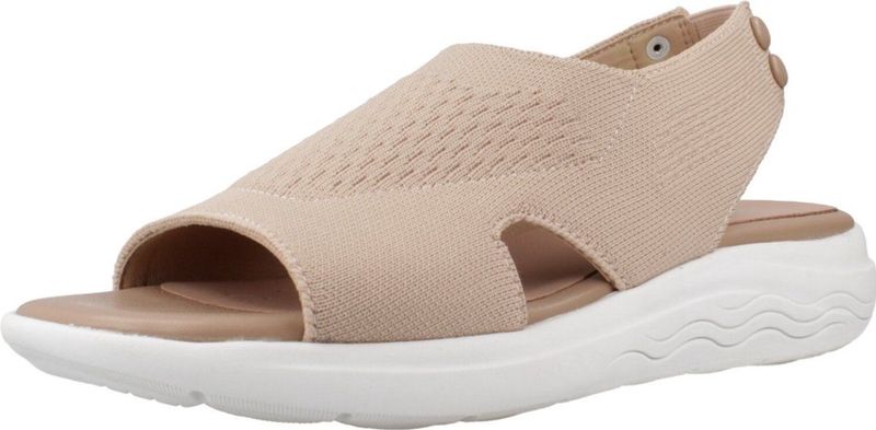 Geox Dames D SPHERICA EC5 sandaal, nude, 35 EU, nude, 35 EU
