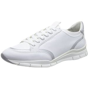Geox D Sukie Sneakers voor dames, wit, 37 EU, wit, 37 EU