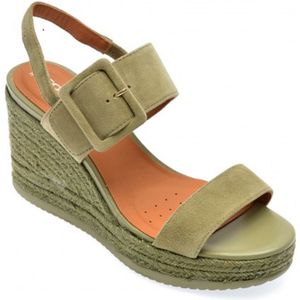 Geox - Sandalen - Kaki - Suède