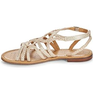 Geox, Flat Sandalen Geel, Dames, Maat:38 EU