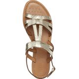 Geox - D Sozy S - Sandalen - Lt Gold - Leer - Slingback