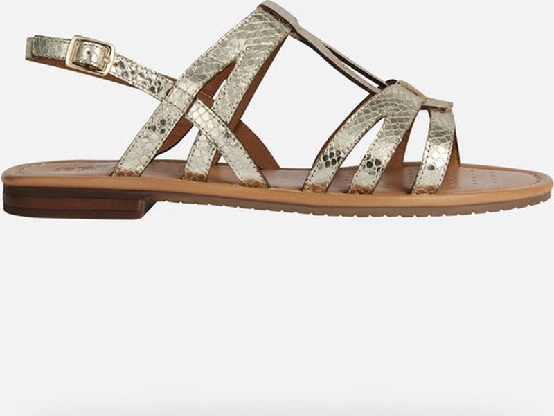 Geox - D Sozy S - Sandalen - Lt Gold - Leer - Slingback