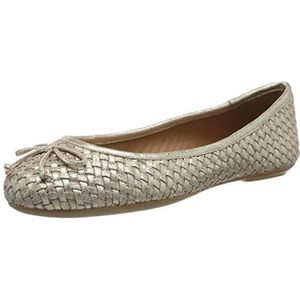 Geox D Palmaria, Flat Ballet voor dames, Goud