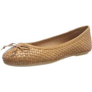 Geox Meisjes D Palmaria Ballet Flat, bruin, 39.5 EU