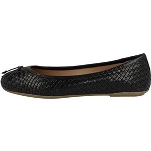 Geox Meisjes D Palmaria Ballet Flat, zwart, 35 EU