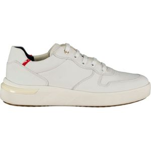Geox D DALYLA Sneakers voor dames, wit/scarlet, 39 EU, White Scarlet, 39 EU