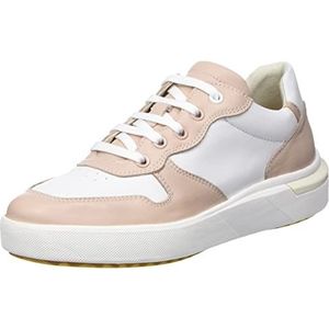 Geox D DALYLA Sneakers voor dames, wit/nude, 39 EU, Wit Nude, 39 EU