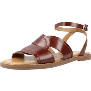 Geox, Flat Sandalen Bruin, Dames, Maat:40 EU