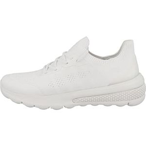 Geox D SPHERICA ACTIF Sneakers voor dames, wit, 41 EU, wit, 41 EU