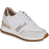 Geox D3500A - Lage sneakersDames sneakers - Kleur: Wit/beige - Maat: 38