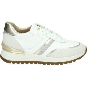 Geox, Schoenen, Dames, Wit, 38 EU, Leer, Witte Sneakers voor Vrouwen