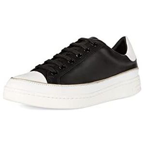 Geox D JAYSEN dames Sneakers, zwart wit, 41 EU