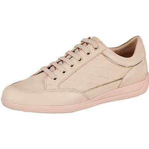 Geox Dames D Myria Sneakers, nude, 35 EU