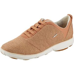 Geox, Schoenen, Dames, Oranje, 39 EU, Stijlvolle Nebula Damessneakers