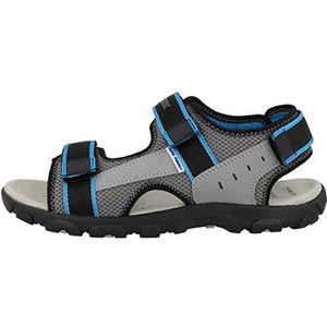 Geox Jr Strada sandalen voor jongens, Dk Grey Lt Blue, 28 EU