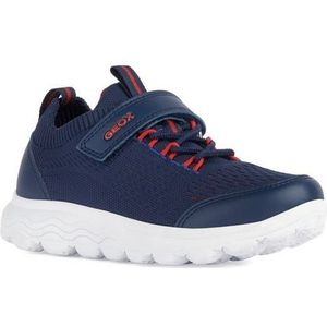 Geox J Spherica Boy Sneakers voor jongens, rood (navy red), 34 EU