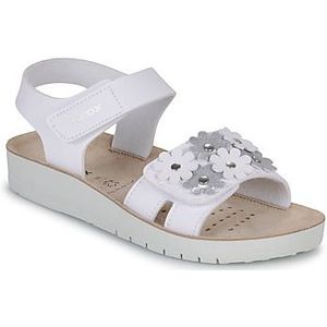 Geox  J SANDAL COSTAREI GI  sandalen  kind Wit