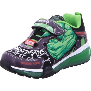 Geox J Bayonyc Boy, sneakers voor jongens, Zwart/Groen