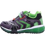Geox J Bayonyc Boy Sneakers voor jongens, zwart/groen, 34 EU