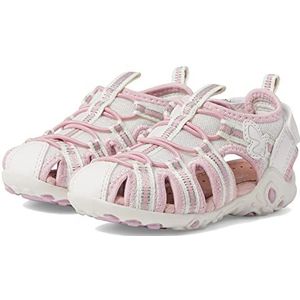 Geox J Whinberry G sandalen voor meisjes, wit-roze., 28 EU