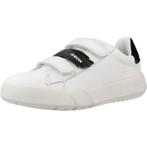 Geox J HYROO Boy Sneaker, wit/zwart, 39 EU, wit zwart, 39 EU