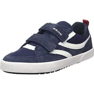 GEOX Alphabeet 2 Sneakers, jongens, Little Kid, blauw, maat 1, marine/Wit, 1 Little Kid