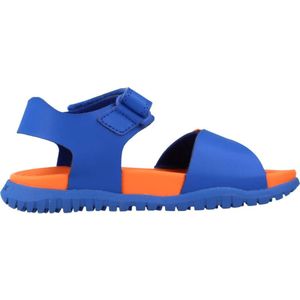 Geox - J Fommiex Boy - Sandalen - Royal Oranje - Leer/Textiel