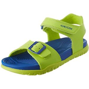 Geox Jongens J Fommiex Boy sandalen, Lime Royal, 24 EU