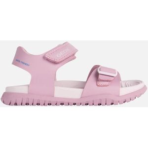 Geox - Fusbetto - Sandalen - Donkerroze/Lichtlila - Sneldrogend Materiaal